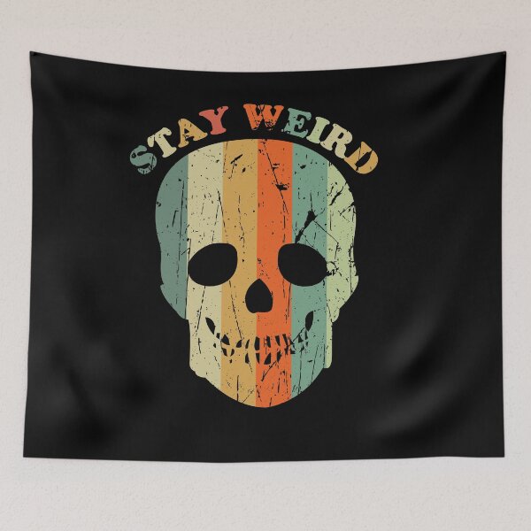 Item preview, Stay Weird skull designed and sold by empathylife.
