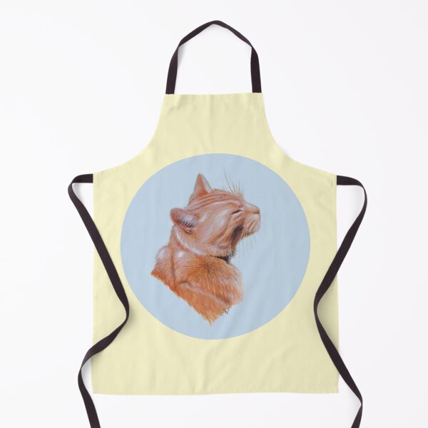 Item preview, Red Cat (yellow) designed and sold by SandraWarmerdam.