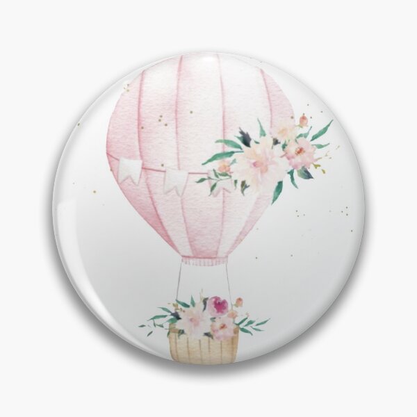 Item preview, Hot air balloon with floral pattern designed and sold by Marine_cre@tion •.