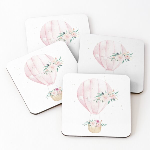 Item preview, Hot air balloon with floral pattern designed and sold by Marine_cre@tion •.