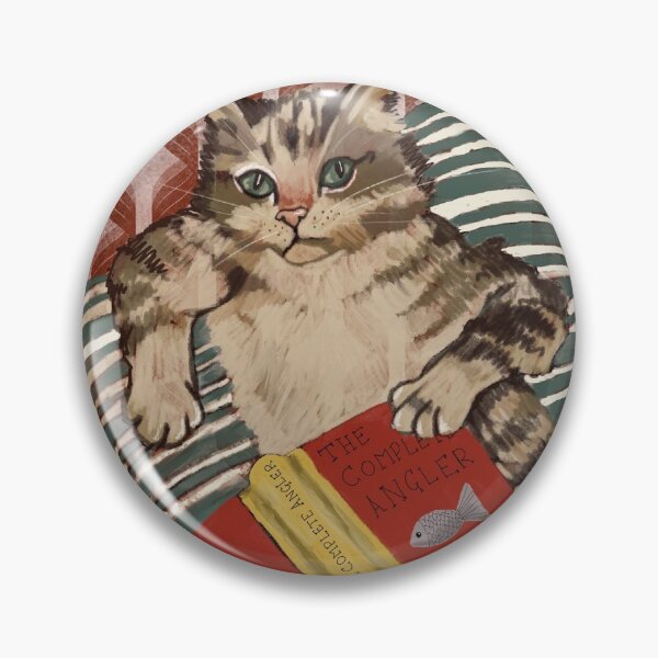 Item preview, Cat Reading Art, Cat Art, Cat Illustration designed and sold by booksnbobs.