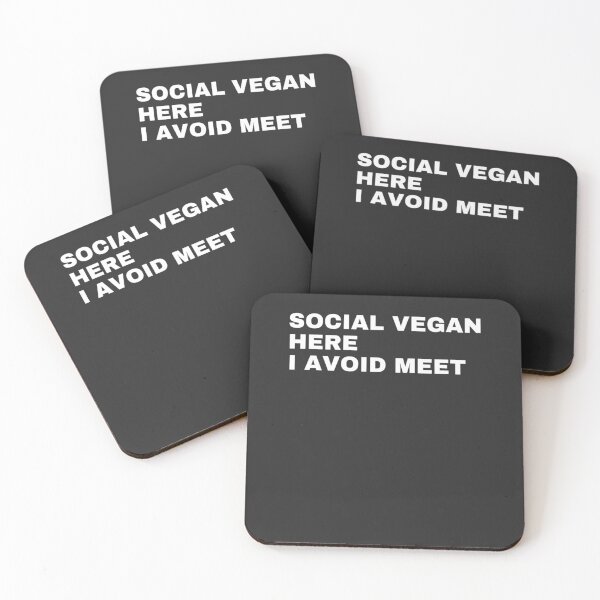 Item preview, Social Vegan, Avoid Meet designed and sold by malkhteb.