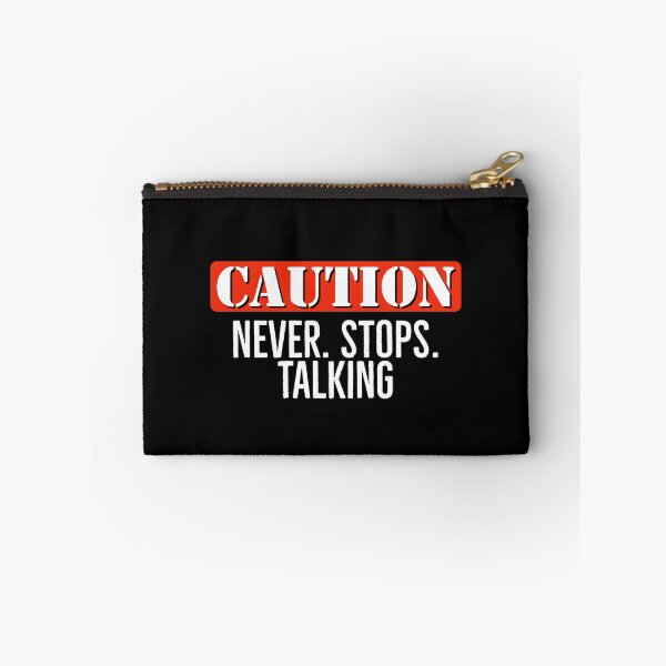 Item preview, Caution! Squad: Never. Stops. Talking! designed and sold by sleepymatching.