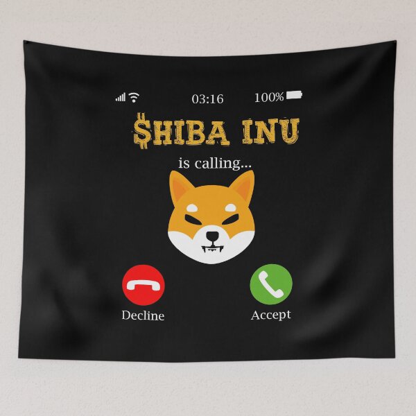 Item preview, Funny Shiba Inu Gift, Shiba Inu Is Calling designed and sold by Mytoonsquad.