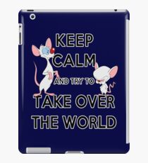 Keep Calm and Try to Take Over the World iPad Case/Skin