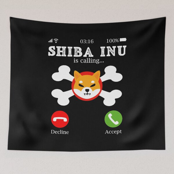 Item preview, Funny Shiba Inu Gift, Shiba Inu Is Calling designed and sold by Mytoonsquad.