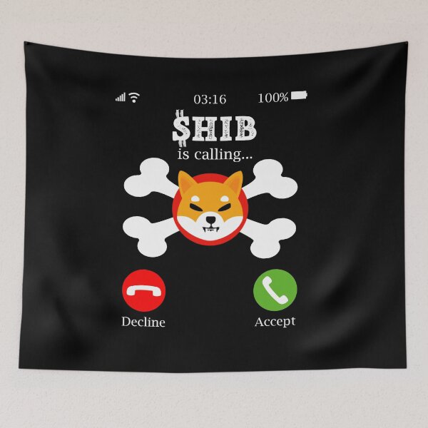 Item preview, Funny Shiba Inu Gift, Shiba Inu Is Calling designed and sold by Mytoonsquad.