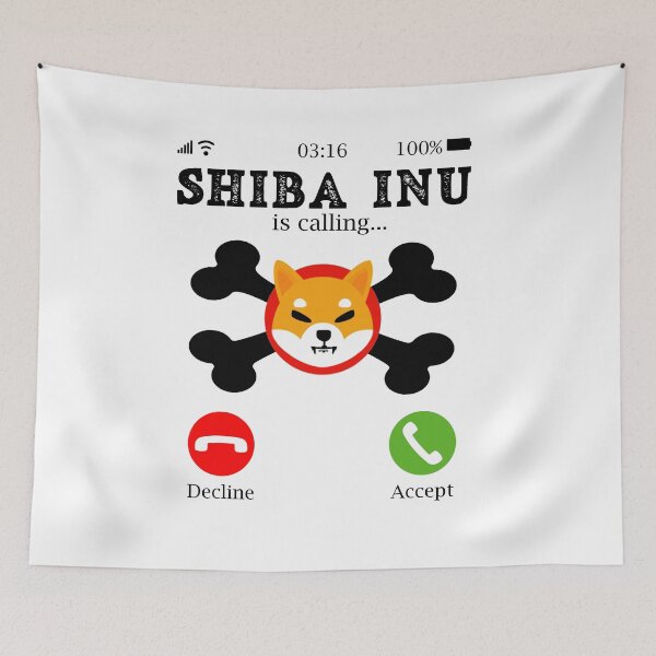 Item preview, Funny Shiba Inu Gift, Shiba Inu Is Calling designed and sold by Mytoonsquad.