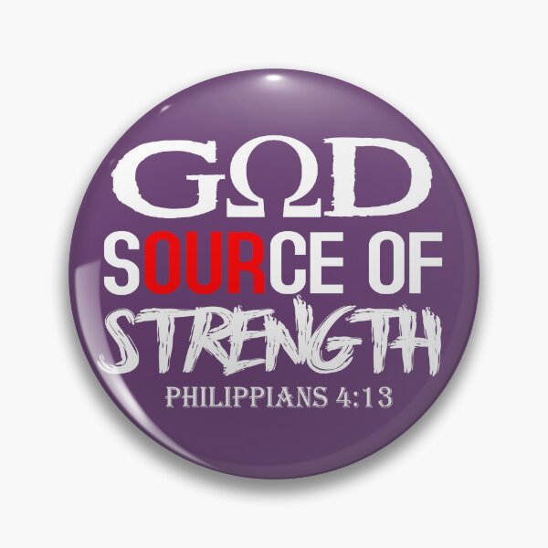 Item preview, God our Source of Strength designed and sold by garmentoffaith.