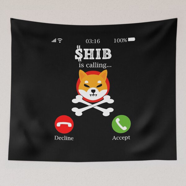 Item preview, Funny Shiba Inu Gift, Shiba Inu Is Calling designed and sold by Mytoonsquad.