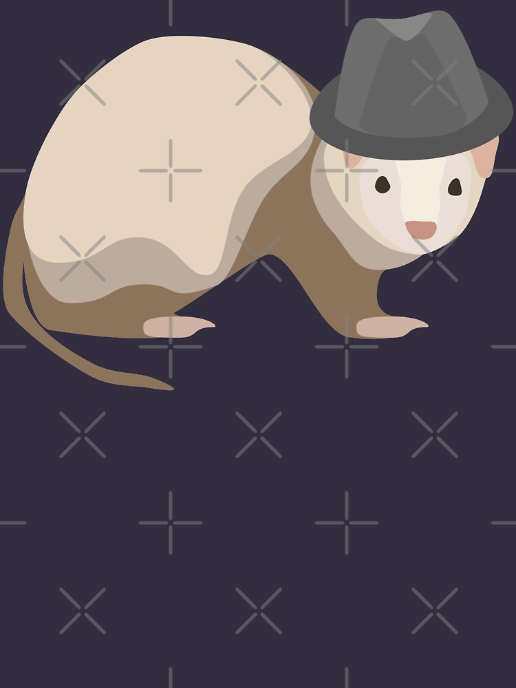 NDVH Ferret Wearing a Trilby by nikhorne