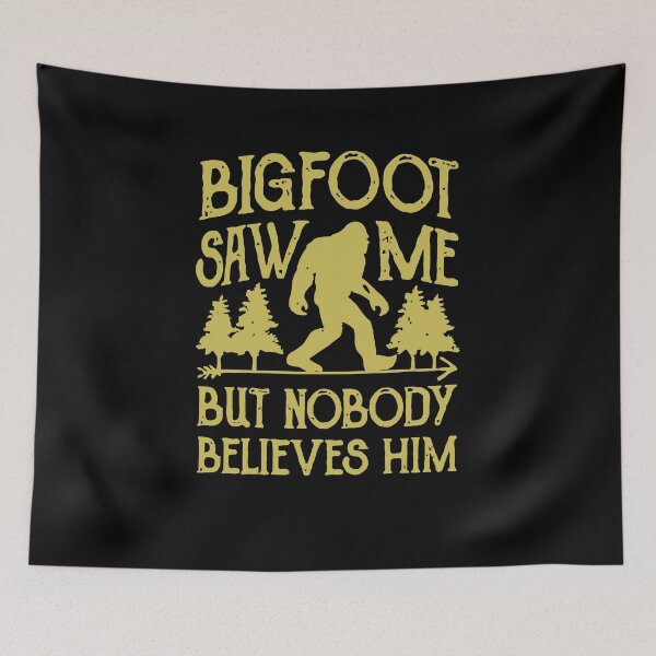 Item preview, bigfoot saw me but nobody believes him designed and sold by whatsyokidswear.