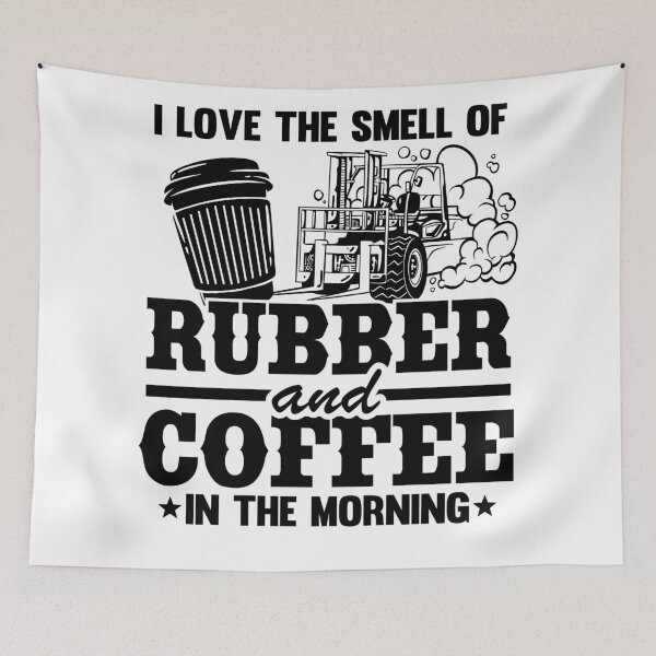 Item preview, Rubber & Coffee Funny Forklift Operator Driver Dad Gift designed and sold by Stronzi.