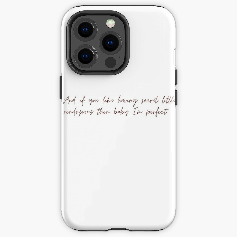 Funda de iPhone for Sale con la obra «One direction letras perfectas y si  te gusta tener una pequeña cita secreta» de Isha Verma