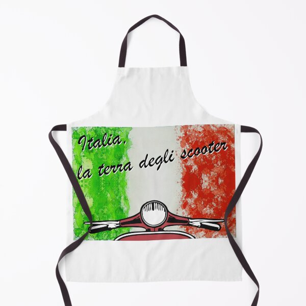 Item preview, Watercolor italia, la terra degli scooter saying designed and sold by 2CV-Oldtimers.