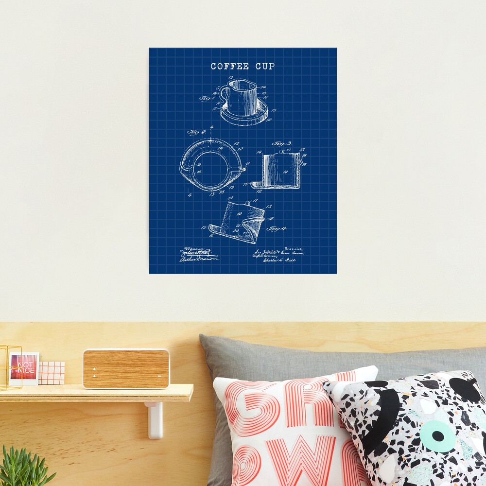 Toy Spinner Patent Blueprint Coffee Mug by Design Turnpike - Pixels