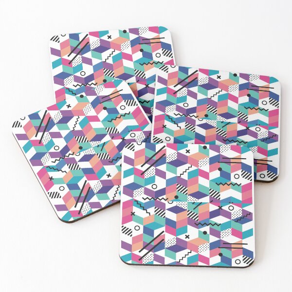 Item preview, Abstract colorful geometrical pattern designed and sold by diPazzo.