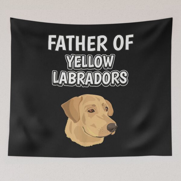 Item preview, Mens Boys Lab Dad Fathers Day Father Of Yellow Labradors TShirt47 designed and sold by gbrenda.