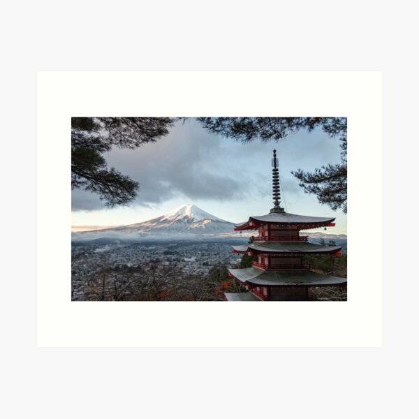 Item preview, Mount Fuji Landscape designed and sold by TeeChest.