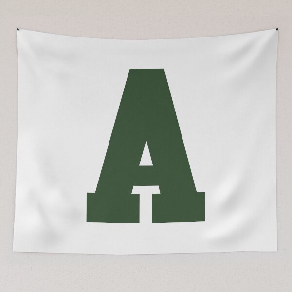 Item preview, Alphabet, Green A, Sports letter A designed and sold by TheCultStuff.