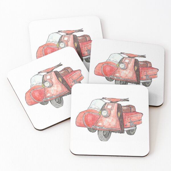 Item preview, Vintage scooter with sidecar designed and sold by 2CV-Oldtimers.