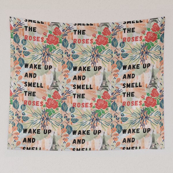 Item preview, wake up and smell the roses designed and sold by WeStarDust.