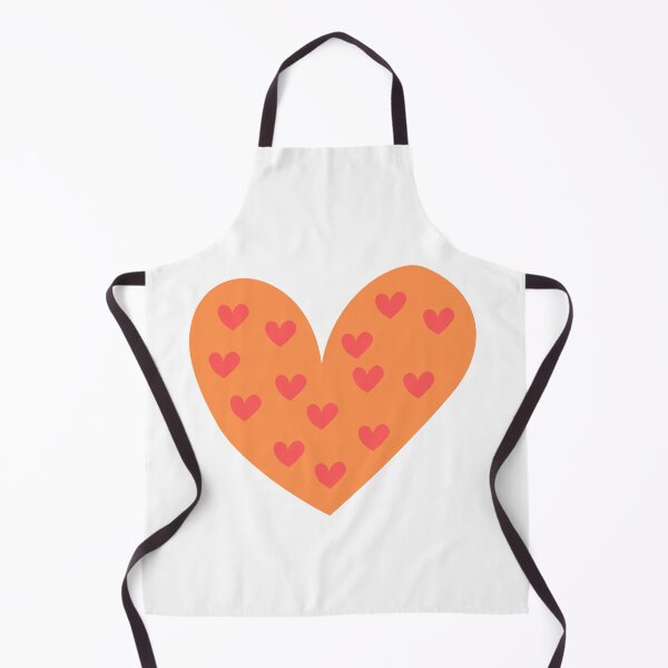 Item preview, Orange And Red Heart designed and sold by kindtoearth.