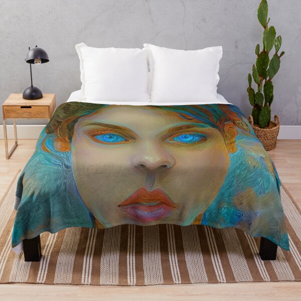 Item preview, Water Colour Blue Eyes Woman designed and sold by LostLegends.