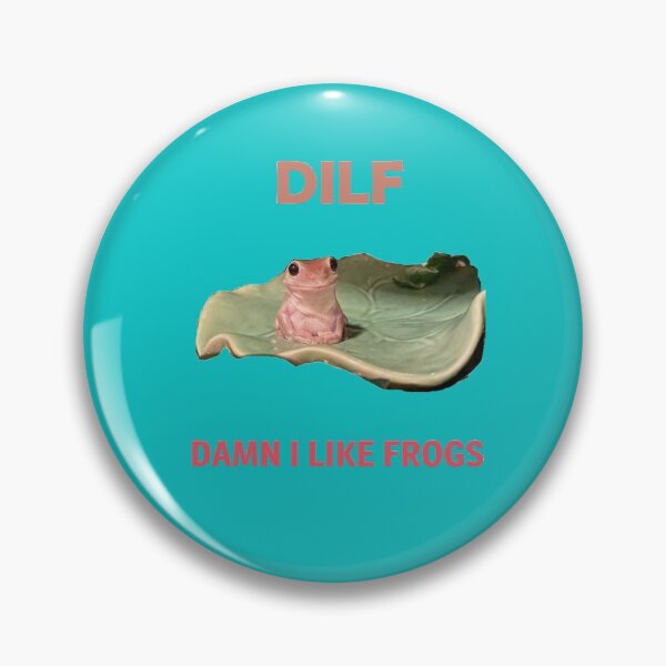 Artikelvorschau, DILF - Verdammt, ich mag Frösche <Frosch auf Lotusblatt> entworfen und verkauft von DivineLiveShop.