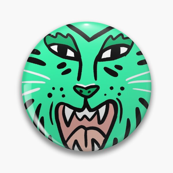 Item preview, Mint Tiger illustration print designed and sold by valdegilde.