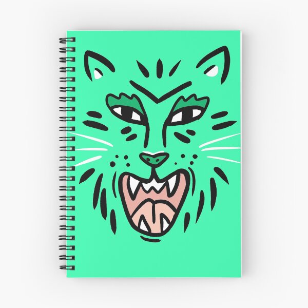 Item preview, Mint Tiger illustration print designed and sold by valdegilde.