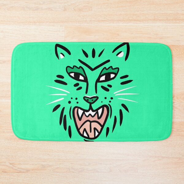 Item preview, Mint Tiger illustration print designed and sold by valdegilde.