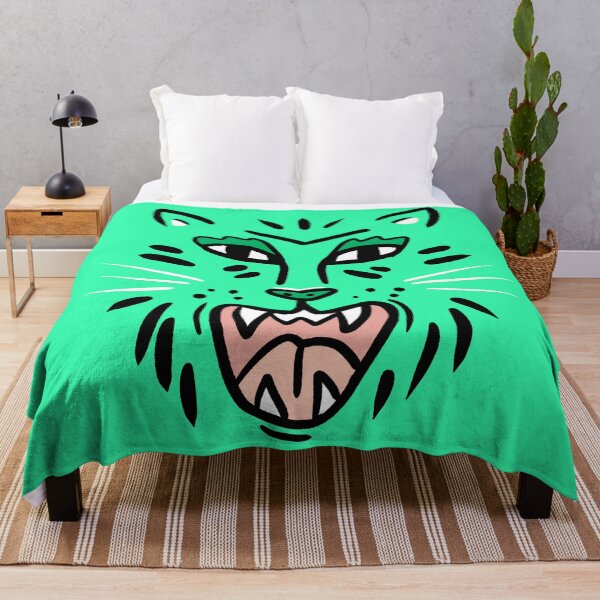 Item preview, Mint Tiger illustration print designed and sold by valdegilde.