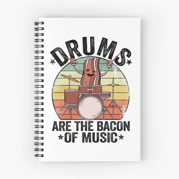 Item preview, Drums Are The Bacon Of Music Funny Drummer Bacon Gift designed and sold by Stronzi.