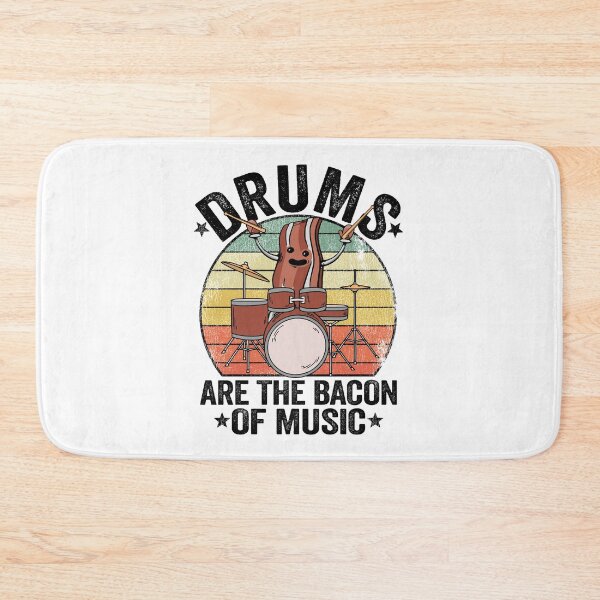 Item preview, Drums Are The Bacon Of Music Funny Drummer Bacon Gift designed and sold by Stronzi.