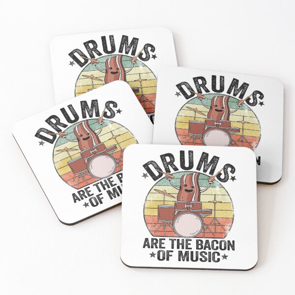 Item preview, Drums Are The Bacon Of Music Funny Drummer Bacon Gift designed and sold by Stronzi.