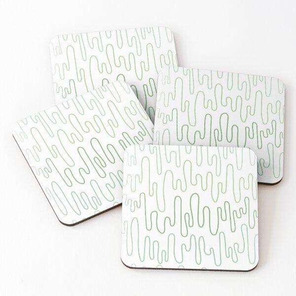 Item preview, green lianas waves signal nature, minimalism designed and sold by Svetlana-Ab.