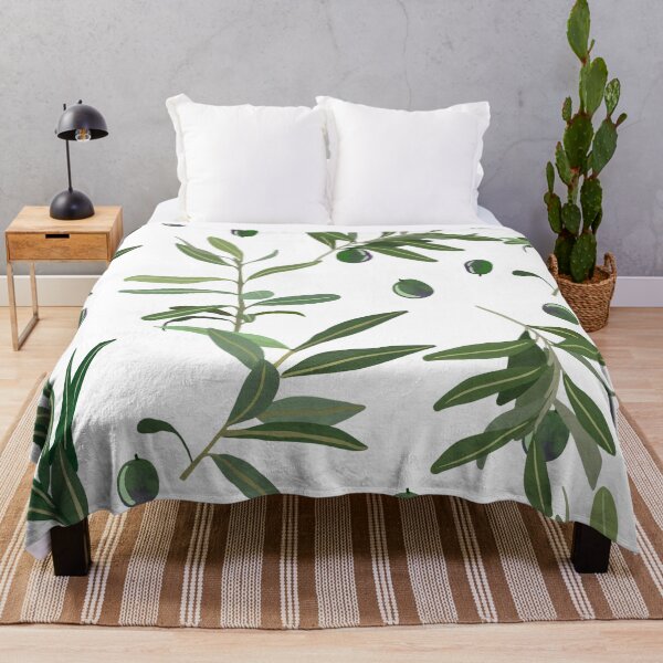 Item preview, Unique seamless Olive branches pattern designed and sold by Sya Prints.