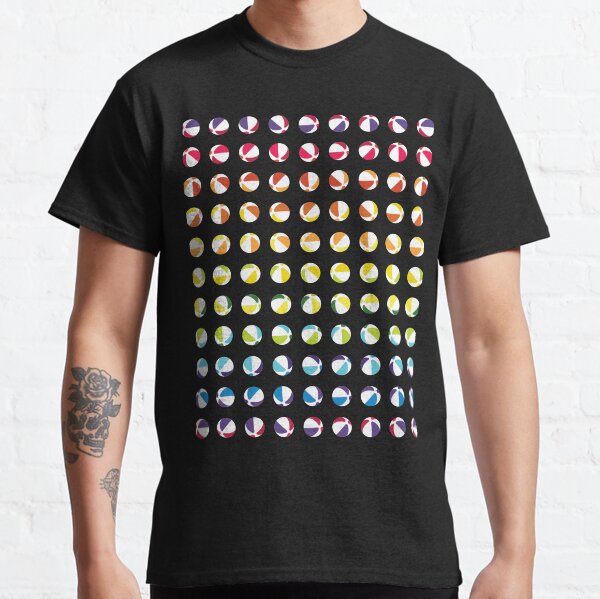 Rainbow Beach Balls Classic T-Shirt