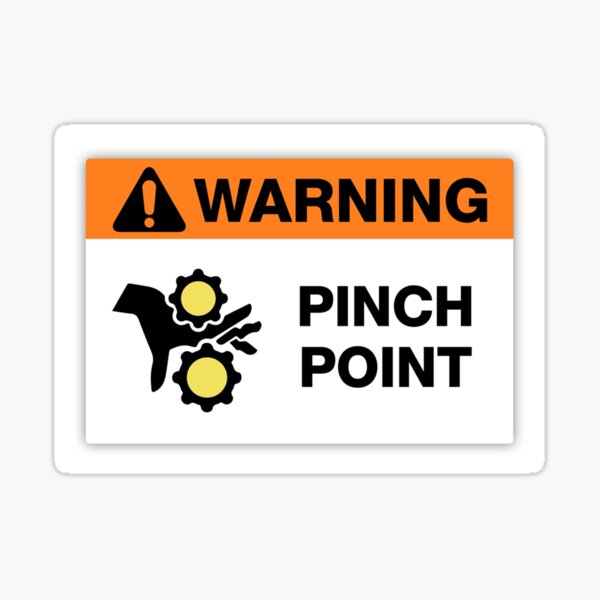 Item preview, Warning - Pinch Point  designed and sold by warning signs.