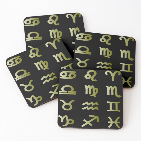 Aperçu de l'œuvre Pack économique de logos de signe astrologique vert citron créée et vendue par everything4eva.