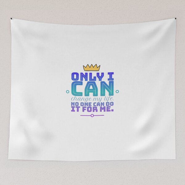 Item preview, Only I can change my life no one can do it for me sticker designed and sold by lalitkumar18.