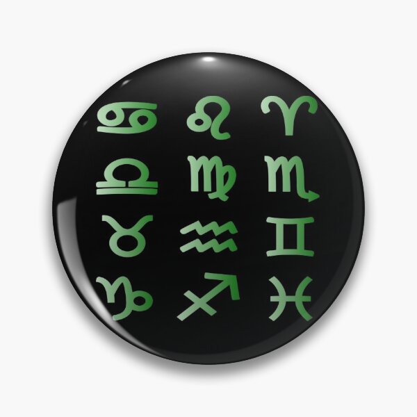 Aperçu de l'œuvre Pack économique de logos de signe astrologique vert créée et vendue par everything4eva.