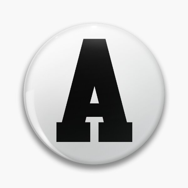 Item preview, Alphabet, Black A, Sports letter A designed and sold by TheCultStuff.