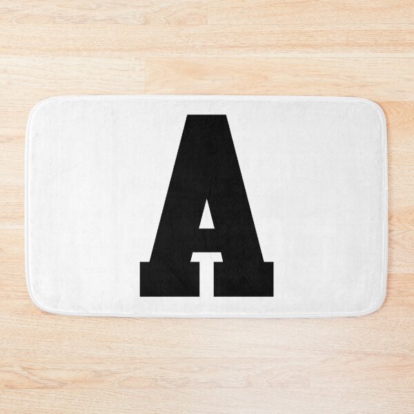 Item preview, Alphabet, Black A, Sports letter A designed and sold by TheCultStuff.