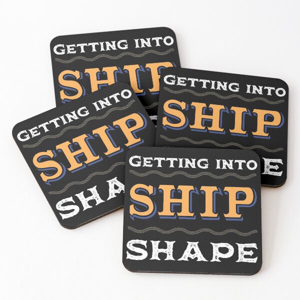 Item preview, Getting into Ship Shape Pontoon Boat captain  Motor Boating  designed and sold by Rzelemenz.