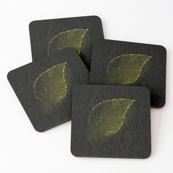 Item preview, Yellow circuit board tech Leaf designed and sold by jc007.