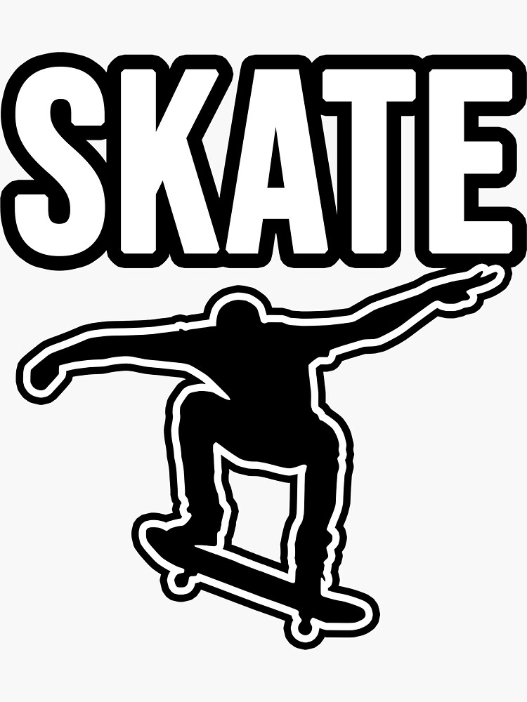 Skate Sticker by TopsellerShirts