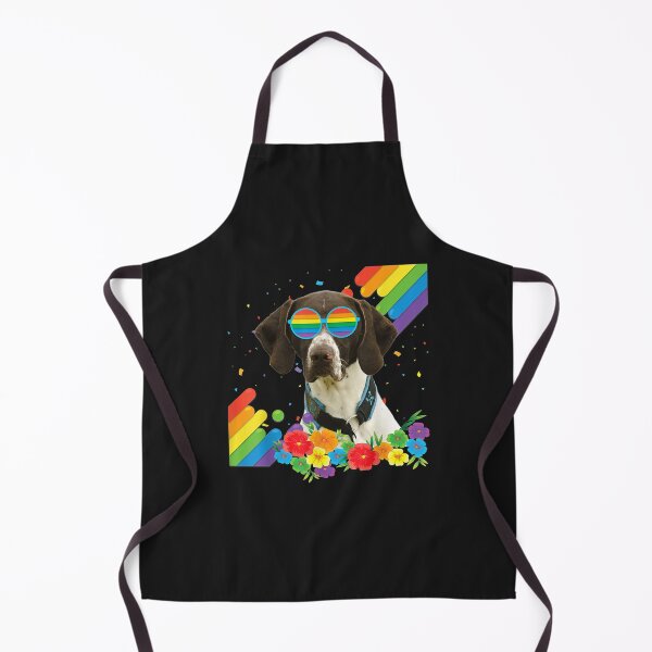 Item preview, Proud LGBT Gay German Shorthaired Dog Pride Flag Rainbow TShirt51 designed and sold by gbrenda.