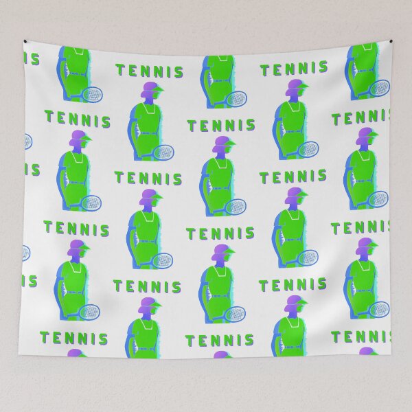 Item preview, Womens Tennis Summer Sun Retro Style Green Remix designed and sold by Wizardofpizza.